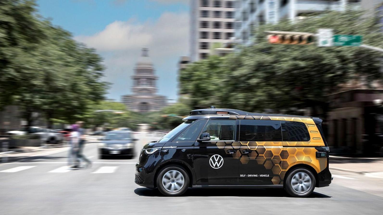 VW to test self-driving tech in retro-styled electric Microbuses